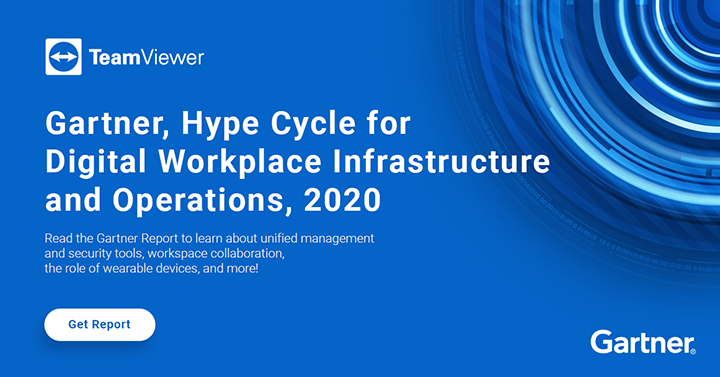 TeamViewer - Gartner, Hype Cycle for Digital Workplace Infrastructure and Operations, 2020 - Get Report