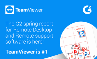 The G2 spring report for Remote Desktop and Remote support software are here! TeamViewer is #1