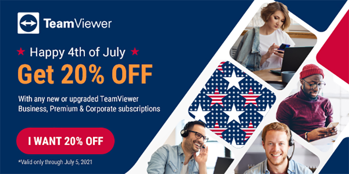 Happy Fourth of July - Get 20% OFF