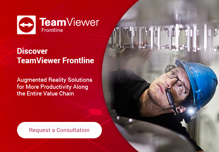 Discover TeamViewer Frontline - Augmented Reality Solutions for More Productivity Along the Entire Value Chain