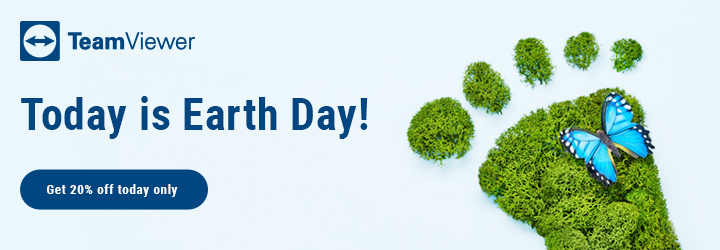 Today is Earth Day! Get 20% off today only 