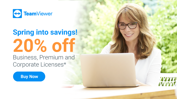 Spring into savings! 20% off Business, Premium and Corporate Licenses* 